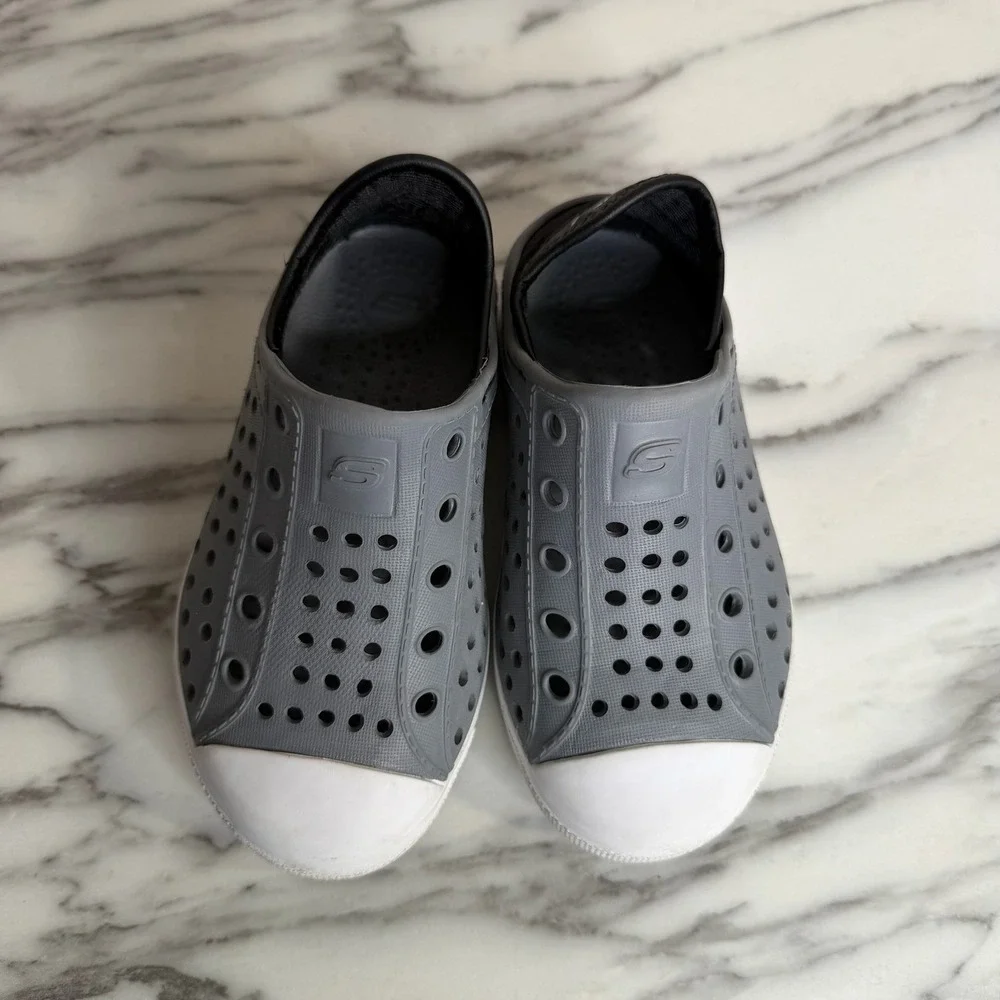 Skechers Foamies Guzman Steps Slip On Water Shoes Toddler Gray Size C8 Boys
